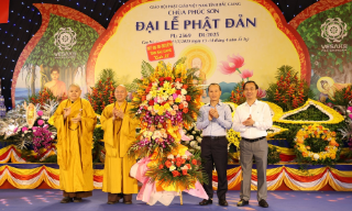 Phó Chủ tịch Thường trực UBND tỉnh Mai Sơn dự Đại lễ Phật đản Phật lịch 2569 tại chùa Phúc Sơn 