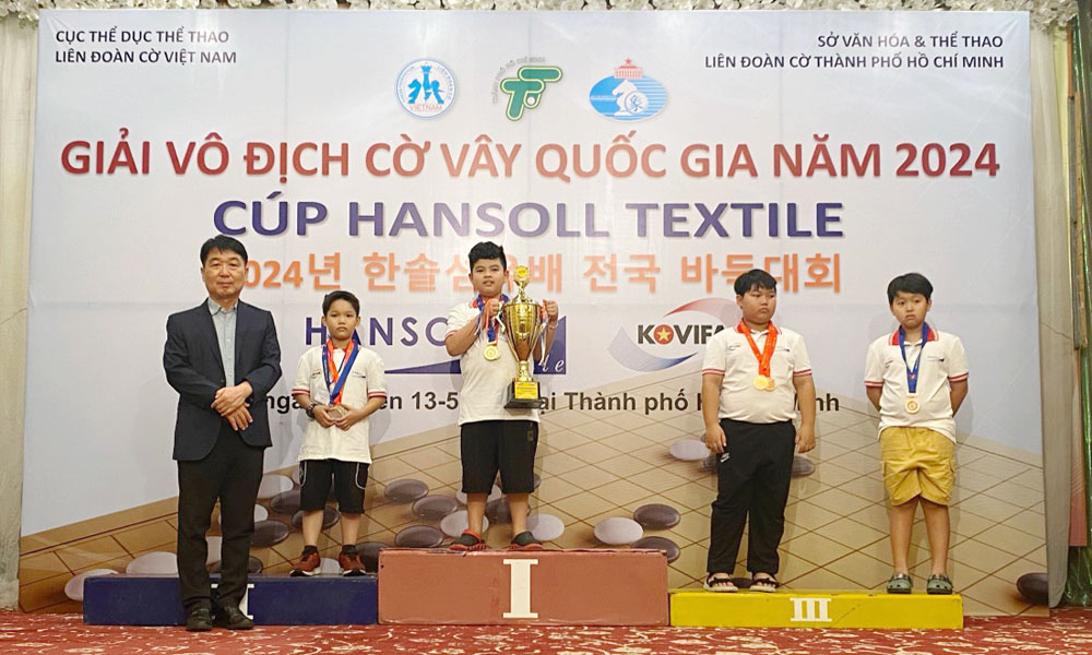 Bắc Giang giành 15 huy chương tại Giải Vô địch cờ vây, cờ vây trẻ quốc gia 