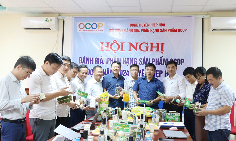 Hiệp Hòa: Công nhận 11 sản phẩm OCOP đợt 1