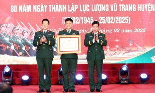  Kỷ niệm 80 năm ngày thành lập lực lượng vũ trang huyện Hiệp Hòa