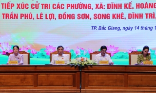 Cử tri kiến nghị TP Bắc Giang quan tâm đầu tư, nâng cấp hạ tầng đô thị