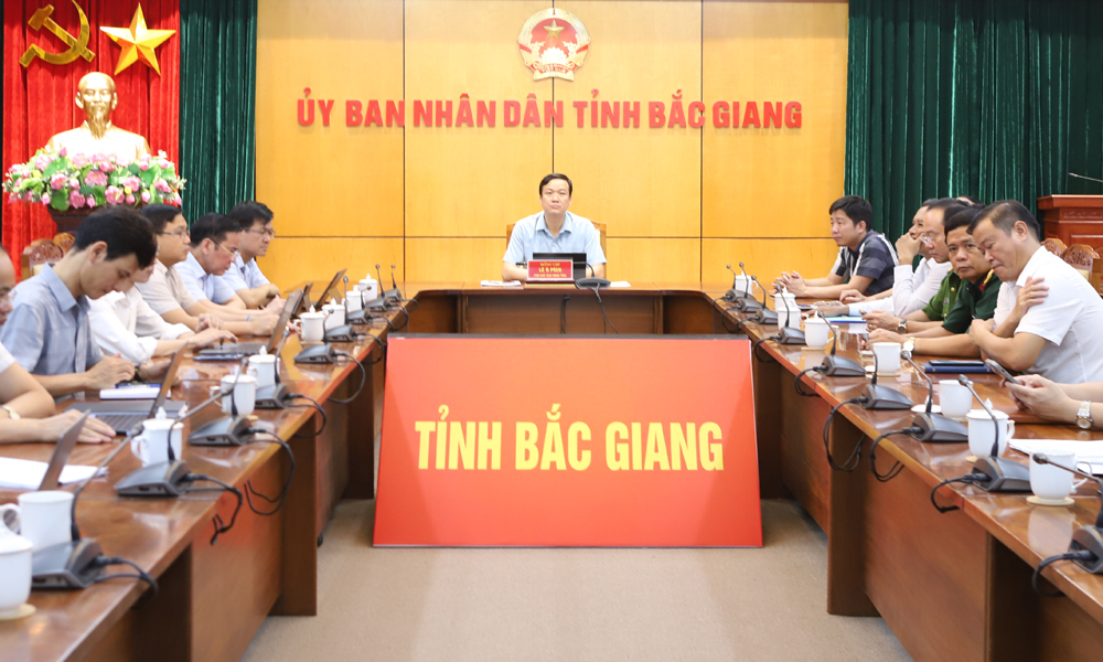 Bắc Giang: Khẩn trương thực hiện các biện pháp ứng phó với bão số 3