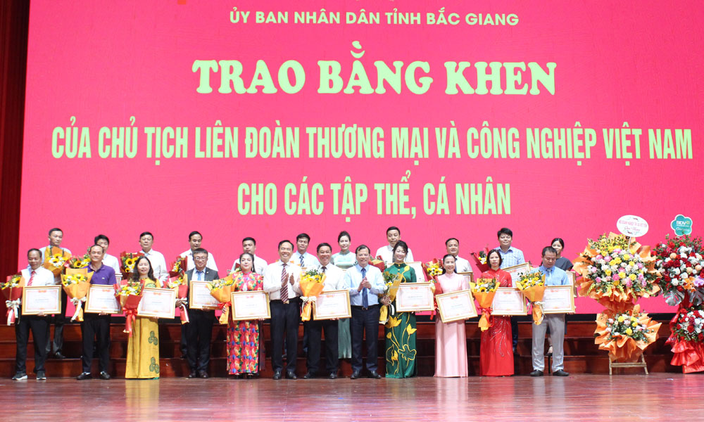 Bắc Giang: Gặp mặt, biểu dương doanh nghiệp, doanh nhân tiêu biểu