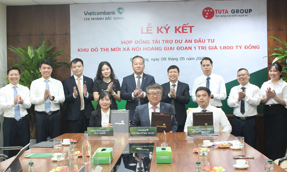  Ký kết cấp tín dụng cho dự án “ Khu đô thị mới phường Nội Hoàng” giai đoạn 1