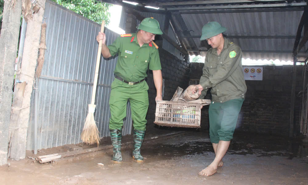 Bắc Giang: Tại những nơi lũ rút, người dân từng bước ổn định cuộc sống