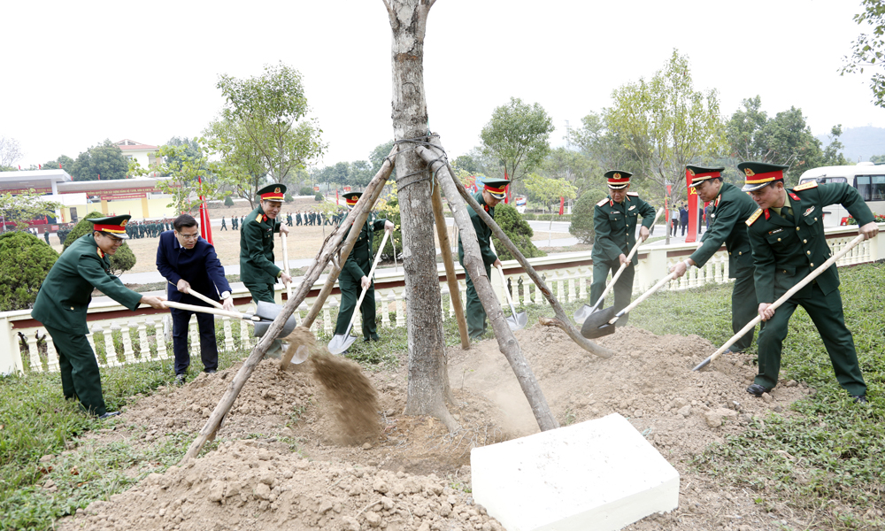  Trường bắn Quốc gia khu vực 1 phát động Tết trồng cây năm 2025