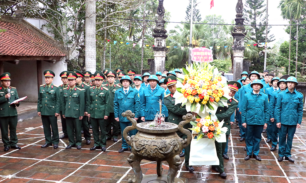  Nhiều hoạt động kỷ niệm 80 năm Ngày thành thành lập lực lượng vũ trang huyện Hiệp Hòa