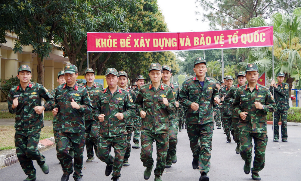  Bắc Giang tổ chức “Ngày chạy thể thao quân sự” kết hợp “Ngày chạy Olympic” vì sức khỏe toàn dân