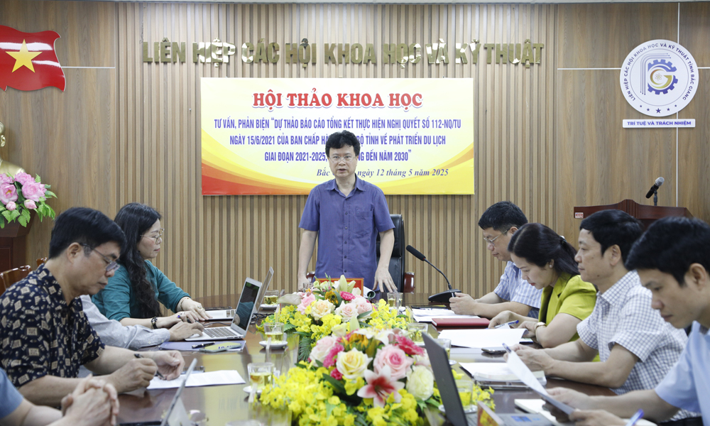  Bắc Giang: Tư vấn, phản biện Dự thảo Báo cáo về phát triển du lịch 