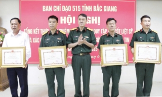 Bắc Giang tiếp tục quan tâm đến nhiệm vụ tìm kiếm, quy tập hài cốt liệt sĩ