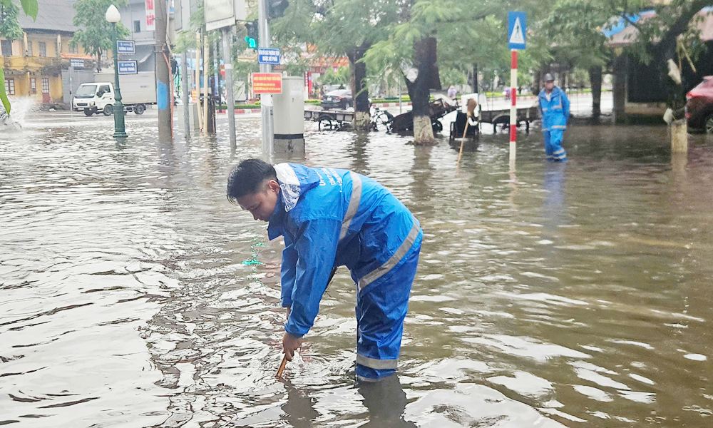  Thành phố Bắc Giang: Cơ bản khắc phục tình trạng ngập úng nặng