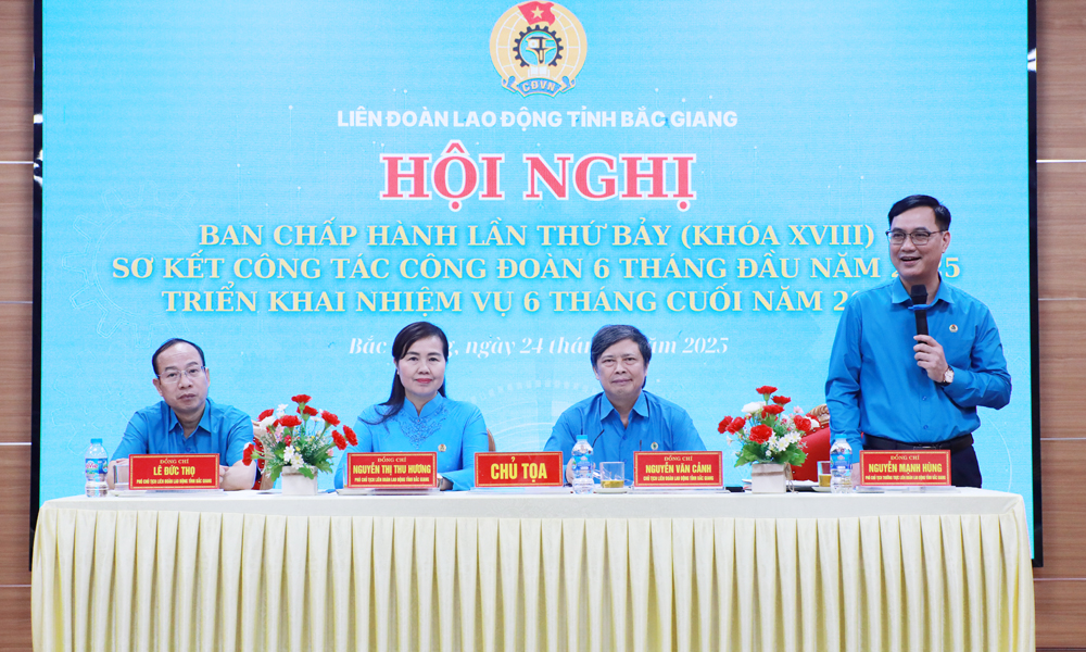   Bắc Giang: Kết nạp đoàn viên công đoàn đạt 62% kế hoạch năm