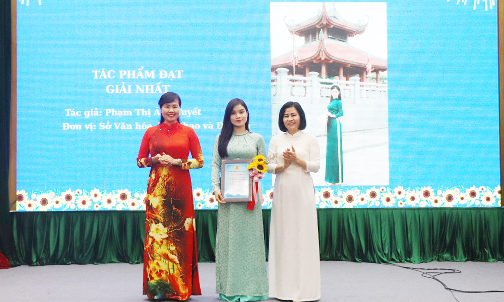 Bắc Giang: 42 cá nhân đoạt giải cuộc thi “Duyên dáng áo dài nữ đoàn viên, công chức, viên chức, lao động” lần thứ III
