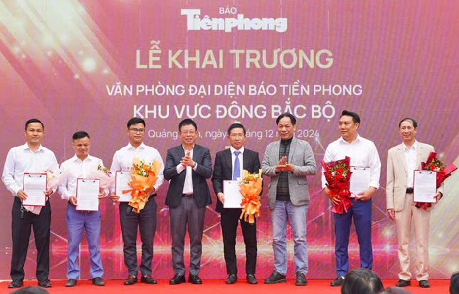  Báo Tiền Phong khai trương Văn phòng đại diện khu vực Đông Bắc Bộ