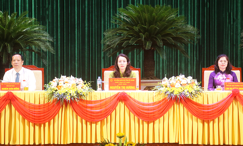  Kỳ họp thứ 29 HĐND tỉnh Bắc Giang thông qua nhiều nghị quyết quan trọng