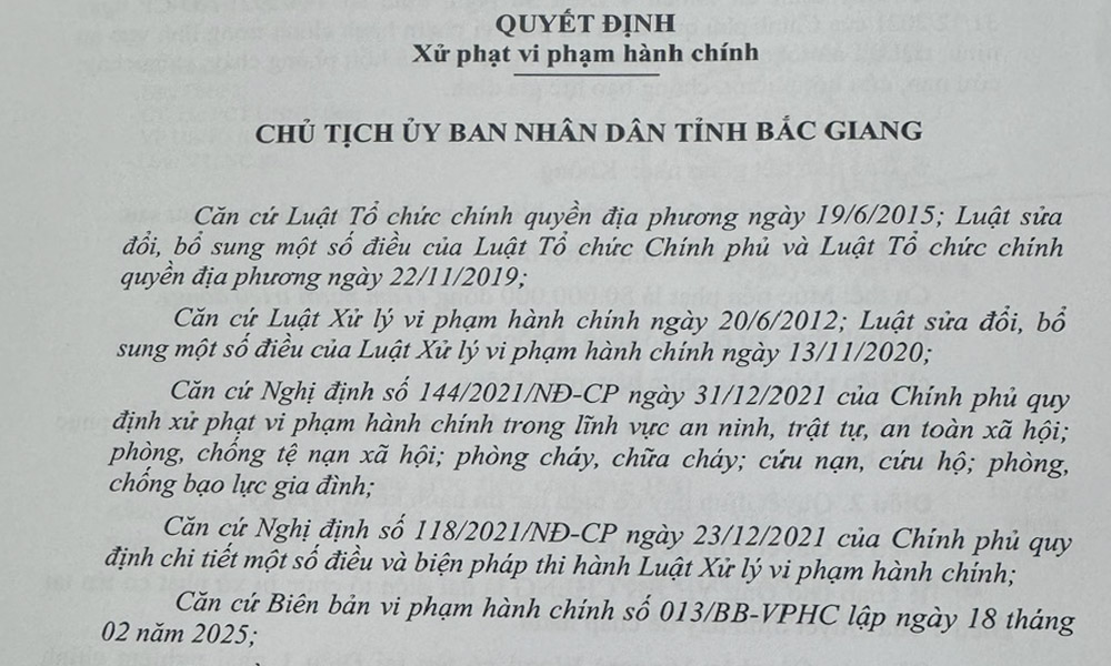  Xử phạt một doanh nghiệp 80 triệu đồng do vi phạm trong lĩnh vực phòng cháy 