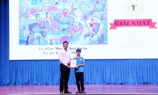 Hiệp Hòa đoạt 3 giải Nhất mỹ thuật thiếu nhi tỉnh Bắc Giang