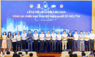 Ra mắt liên minh nhân lực chiến lược thực thi Nghị quyết 57-NQ/TW  
