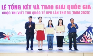 Trao giải Cuộc thi viết thư UPU lần thứ 54 - năm 2025
