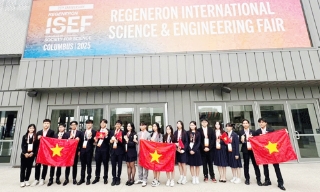 Học sinh Việt Nam nhận thêm một giải Đặc biệt tại Regeneron ISEF 2025