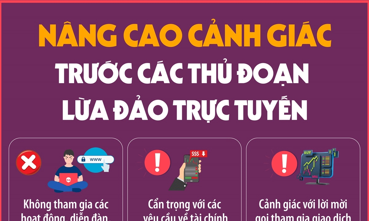  Nâng cao cảnh giác trước thủ đoạn lừa đảo trực tuyến