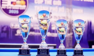 Nhiều cơ thủ hàng đầu dự Giải Billiards Carom 3 băng tại Thành phố Hồ Chí Minh 
