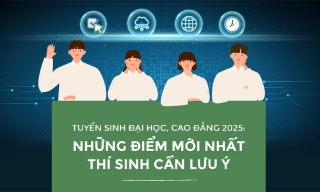 Tuyển sinh đại học, cao đẳng 2025: Những điểm mới nhất thí sinh cần lưu ý