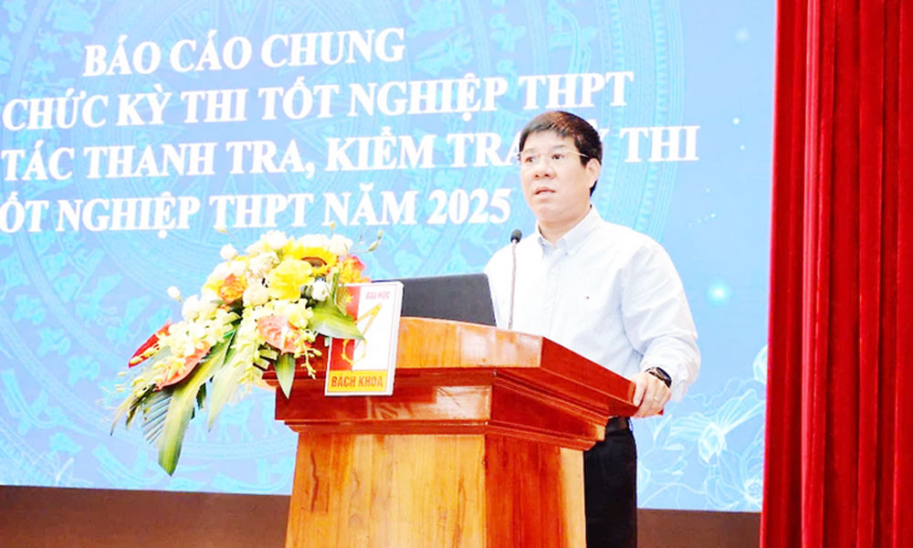  Đề thi tốt nghiệp trung học phổ thông năm 2025 được in trên giấy khổ A3
