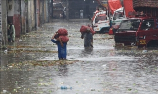 Mưa, bão ở Pakistan làm gần 50 người thương vong