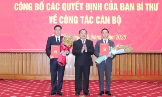 Ban Bí thư chuẩn y 2 đồng chí giữ chức vụ Phó Bí thư Tỉnh ủy Cao Bằng