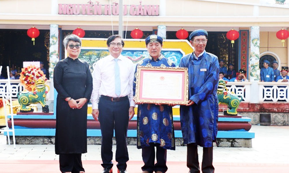  Lễ giỗ Lễ Thành hầu Nguyễn Hữu Cảnh là Di sản văn hóa phi vật thể quốc gia