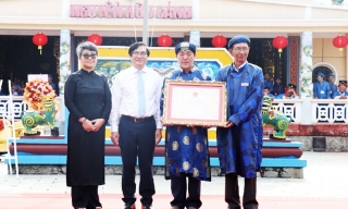 Lễ giỗ Lễ Thành hầu Nguyễn Hữu Cảnh là Di sản văn hóa phi vật thể quốc gia