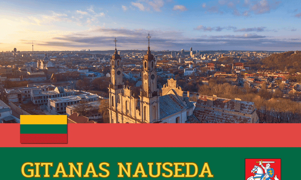  Tóm tắt tiểu sử Tổng thống nước Cộng hoà Litva Gitanas Nauseda