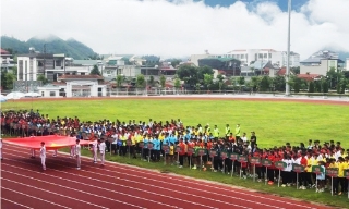 Khai mạc Giải vô địch điền kinh trẻ quốc gia 2025 tại tỉnh Lai Châu