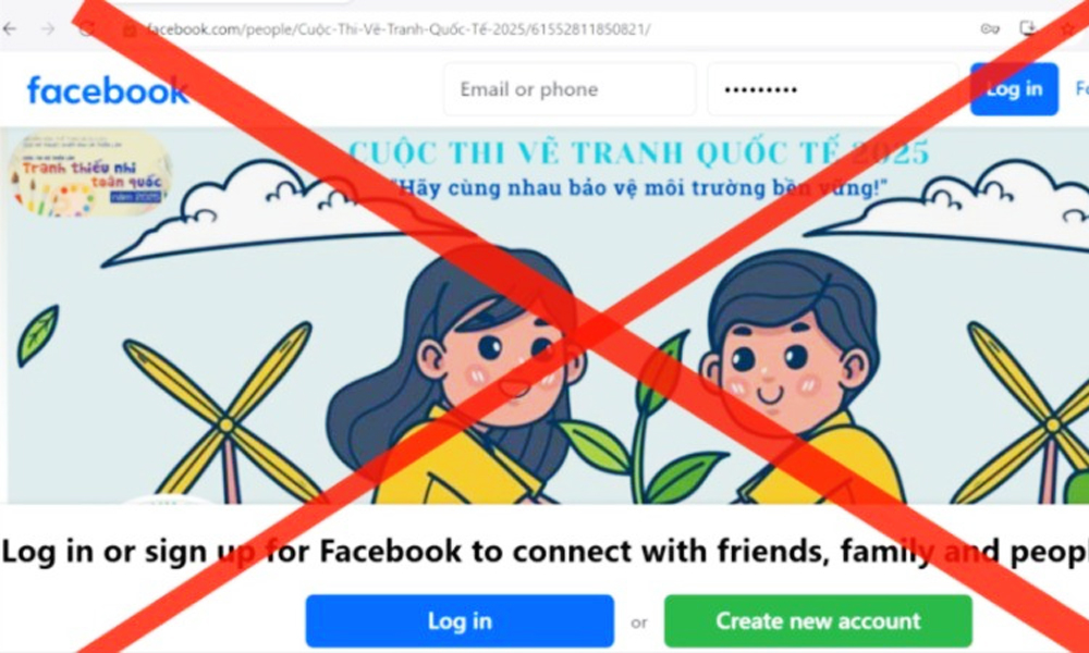  Cảnh báo "bẫy" lừa đảo mạo danh cuộc thi vẽ tranh quốc tế