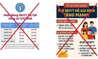 Thông tin tăng mức đóng bảo hiểm y tế từ ngày 1/7/2025 là không chính xác