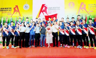 Đội tuyển Muay Việt Nam xếp Nhất toàn đoàn tại giải vô địch châu Á