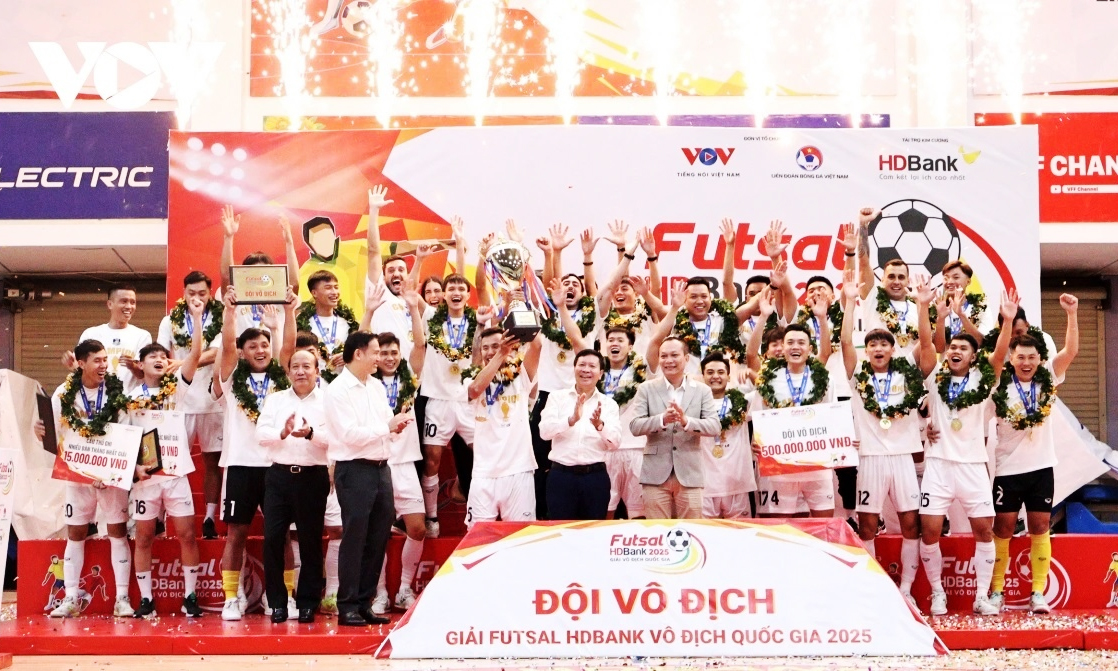  Thái Sơn Nam vô địch giải Futsal HDBank quốc gia 2025