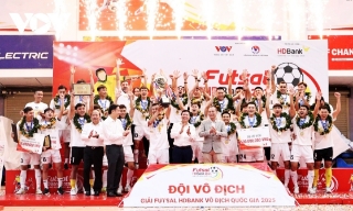 Thái Sơn Nam vô địch giải Futsal HDBank quốc gia 2025