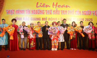 Bắc Giang: Liên hoan "Thực hành tín ngưỡng thờ Mẫu Tam phủ của người Việt"