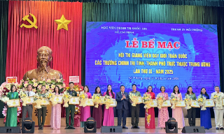 Trường Chính trị tỉnh Bắc Giang có 2 giảng viên đạt danh hiệu “Giảng viên dạy xuất sắc” cấp toàn quốc