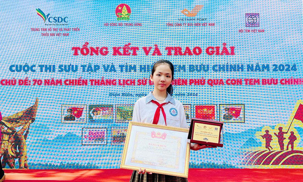Bắc Giang giành 2 giải thưởng tại cuộc thi về tem bưu chính dành cho học sinh