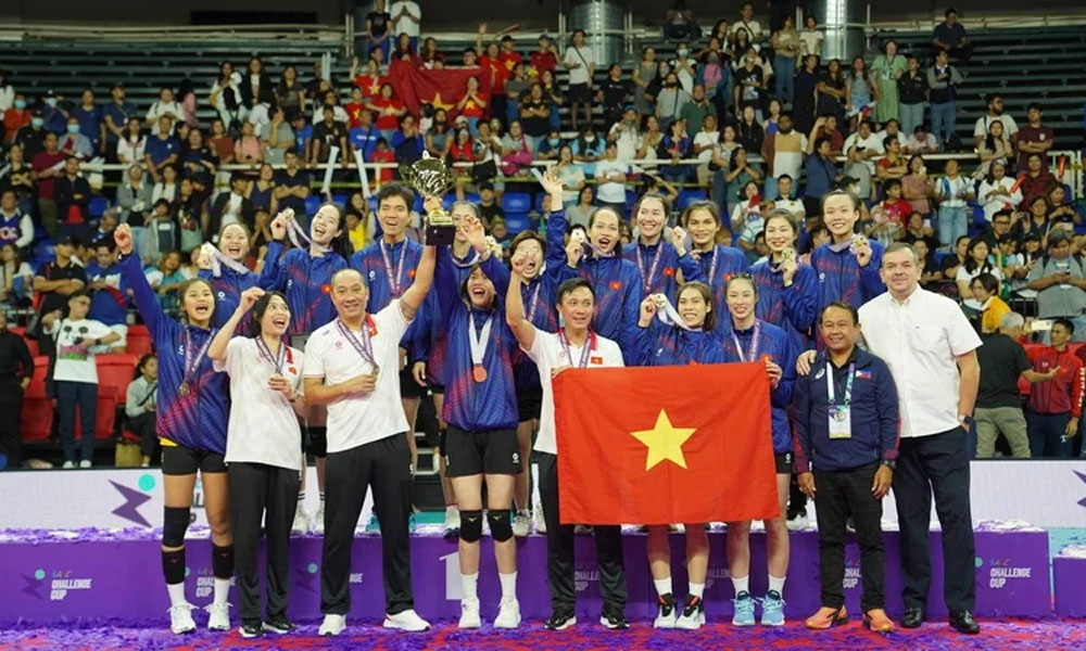 Vietnam retain championship at AVC Challenge Cup